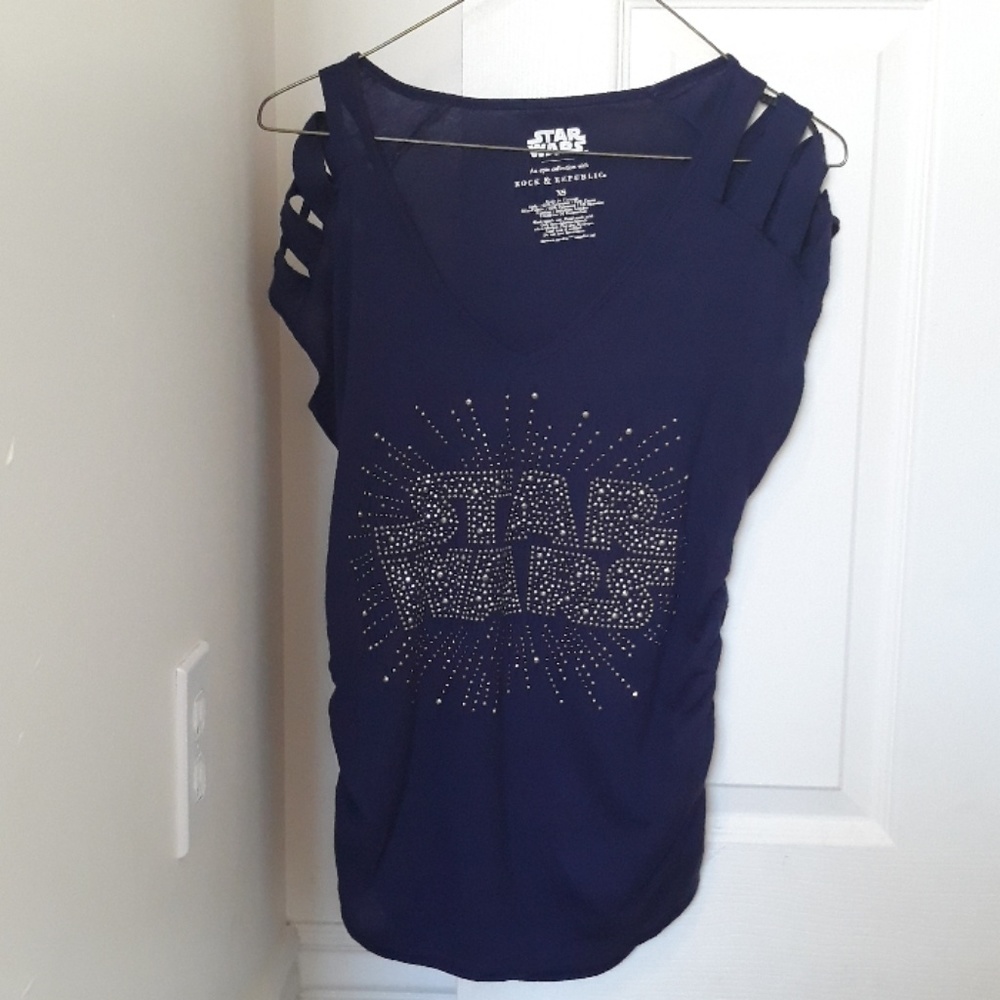 Star Wars shirt-Rock & Republic Sexy Sequins